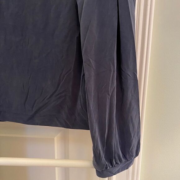 Madewell Long Sleeve navy balloon sleeve size Large - Picture 6 of 14